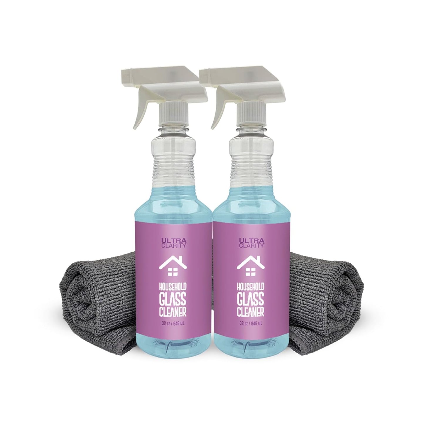 NANO MAGIC Home Glass Cleaner | 2-Pack | Streak-Free Ultra Clarity