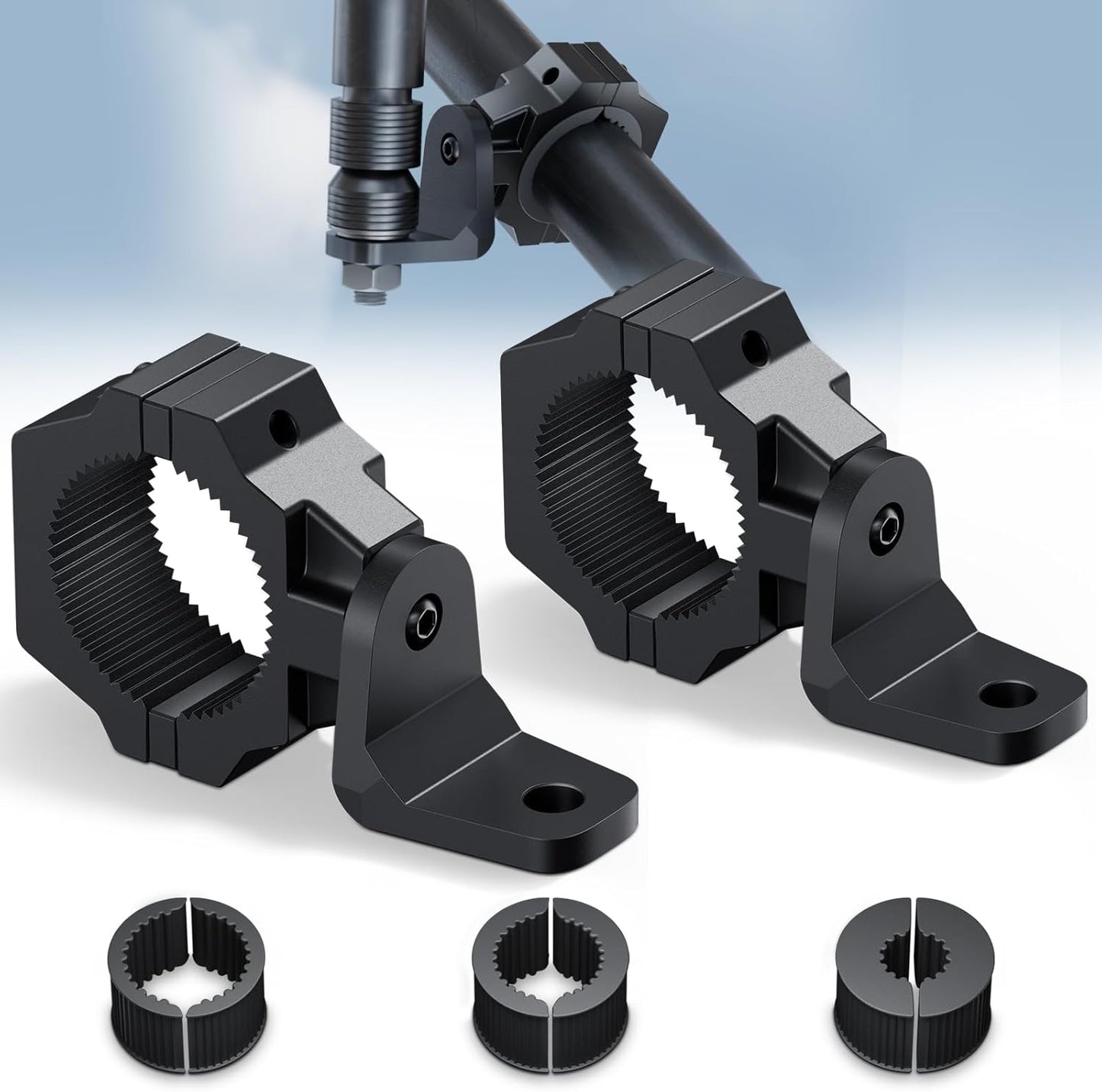 Heavy Duty UTV Whip Mount for Light Bar and Antenna Use