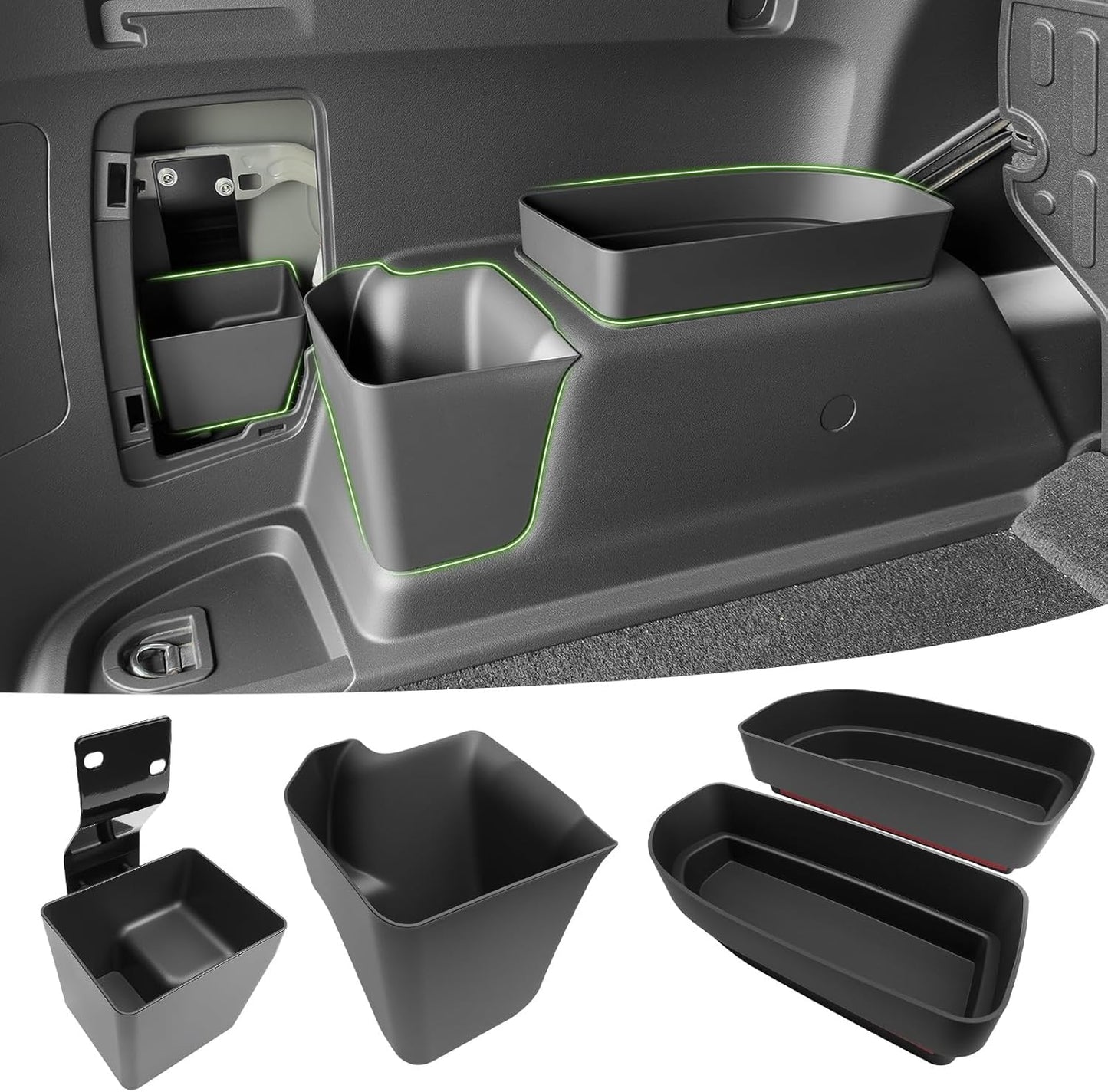 Qyebbk Trunk Organizer for 2010-2024 Toyota 4Runner