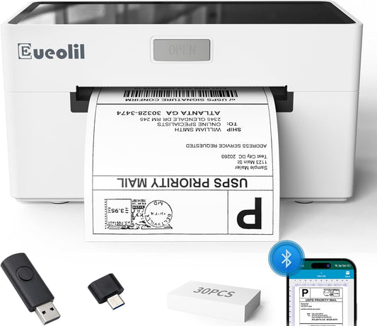 Bluetooth Thermal Label Printer for Small Business Needs