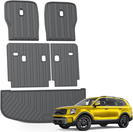 Custom Fit Cargo Mat for 2020-2025 Kia Telluride with High Edge