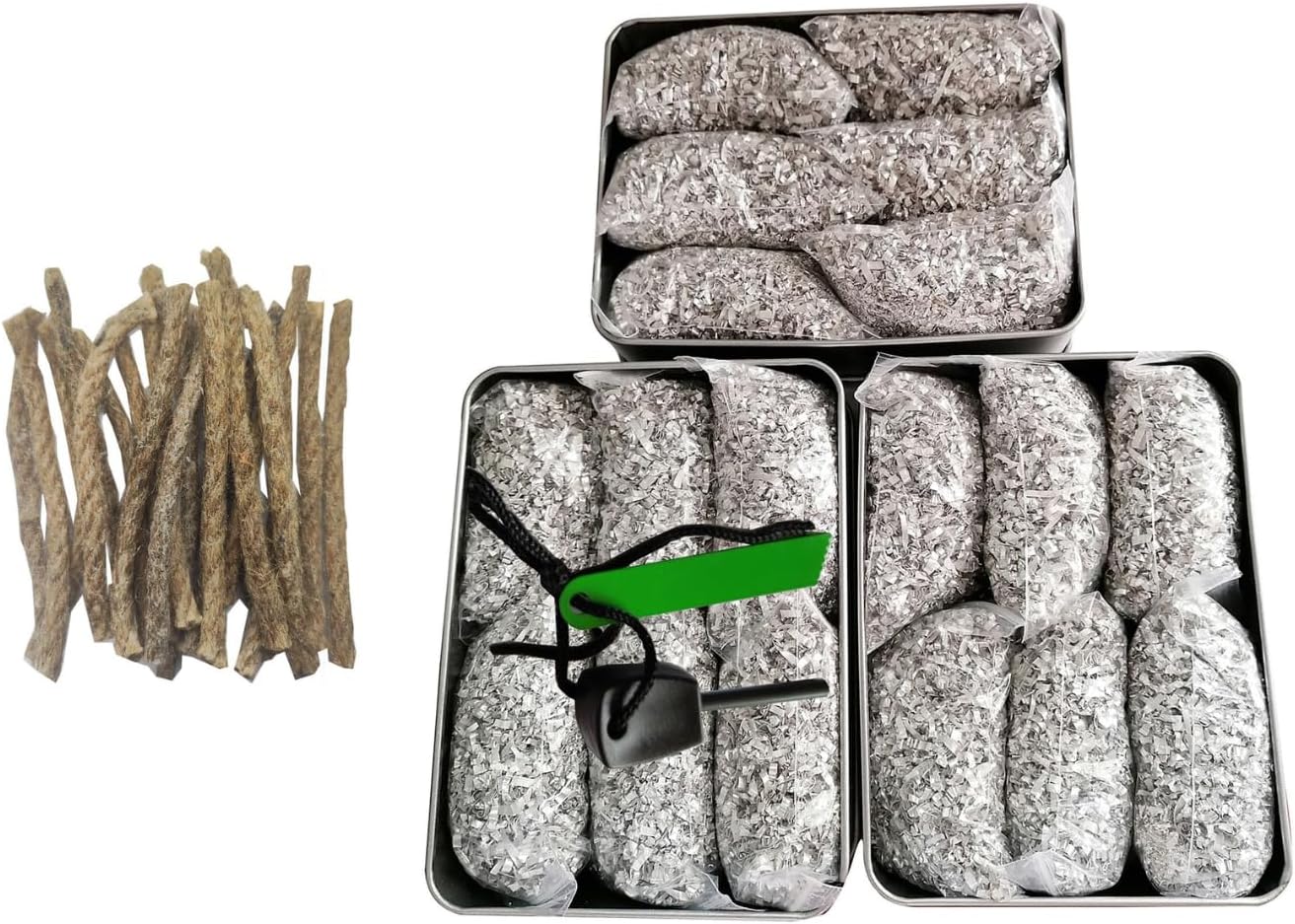 Magnesium Fire Starter Kit for Emergency Survival Gear