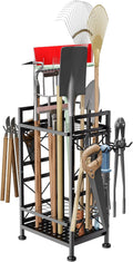 Garden Tool Organizer Rack - 3 Tier Heavy Duty Yard Storage