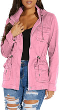 Casual Jackets for Women Lightweight Bomber Coat - Camo Style