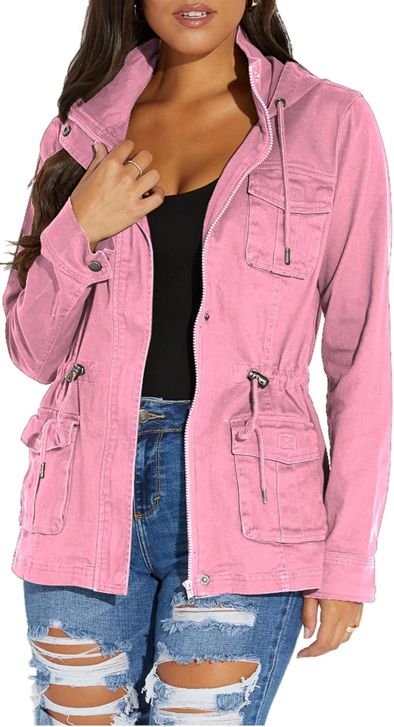 Lightweight Casual Jackets for Women - Stylish Bomber Coats