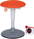 Sunny Orange Wobble Stool for Kids Ages 7-12 - Adjustable Wiggle Chair
