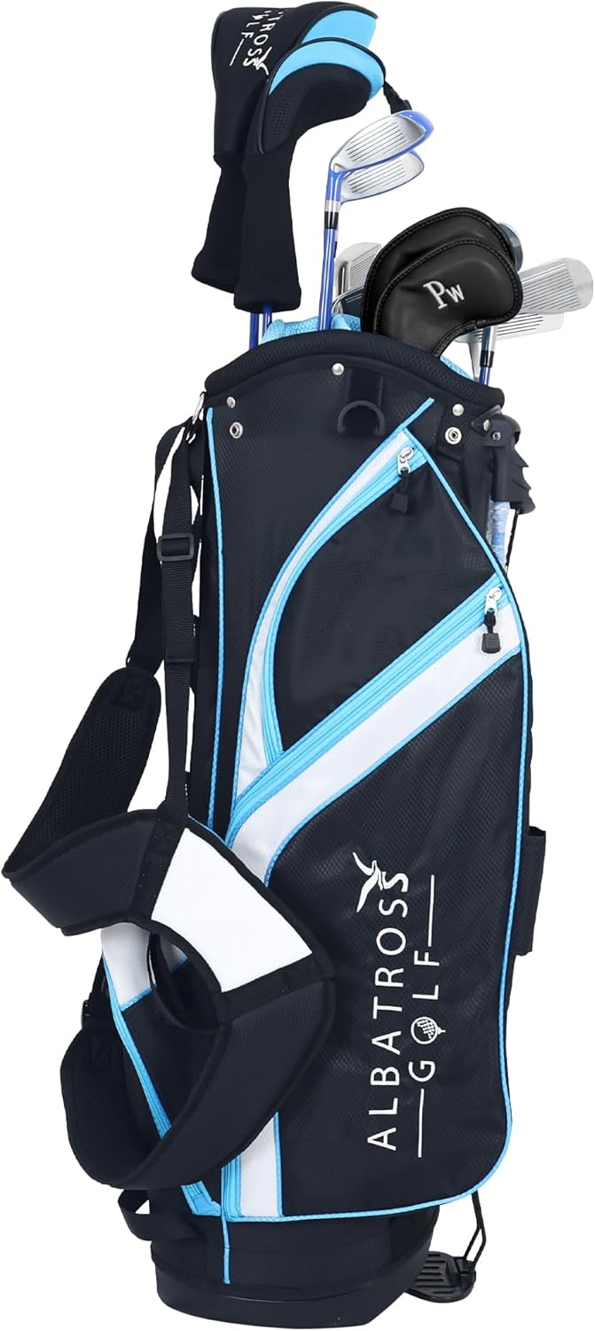 Junior Complete Golf Club Set with Stand Bag for Ages 3-12