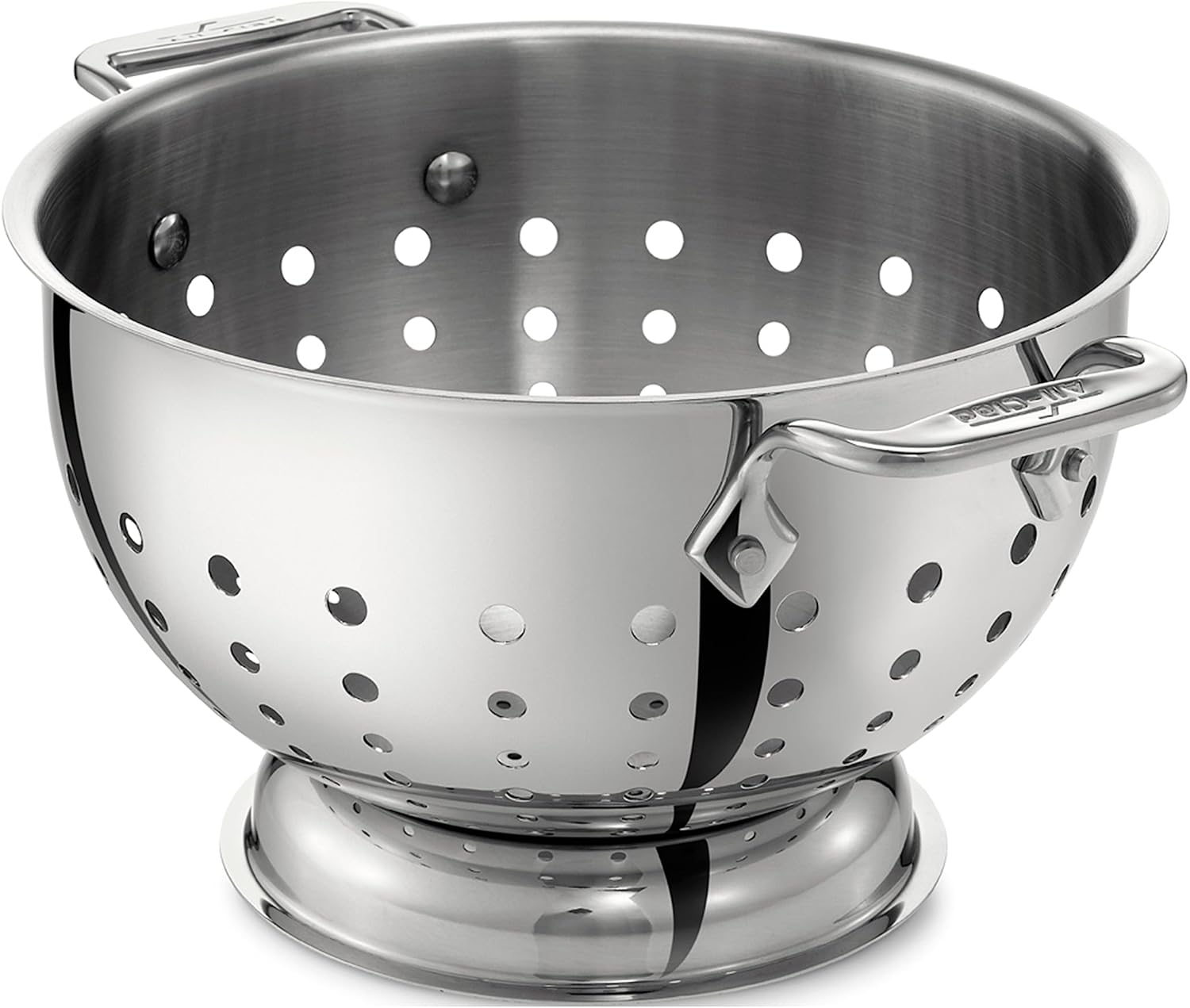Stainless Steel Colander 5 Quart Strainer for Fast Draining