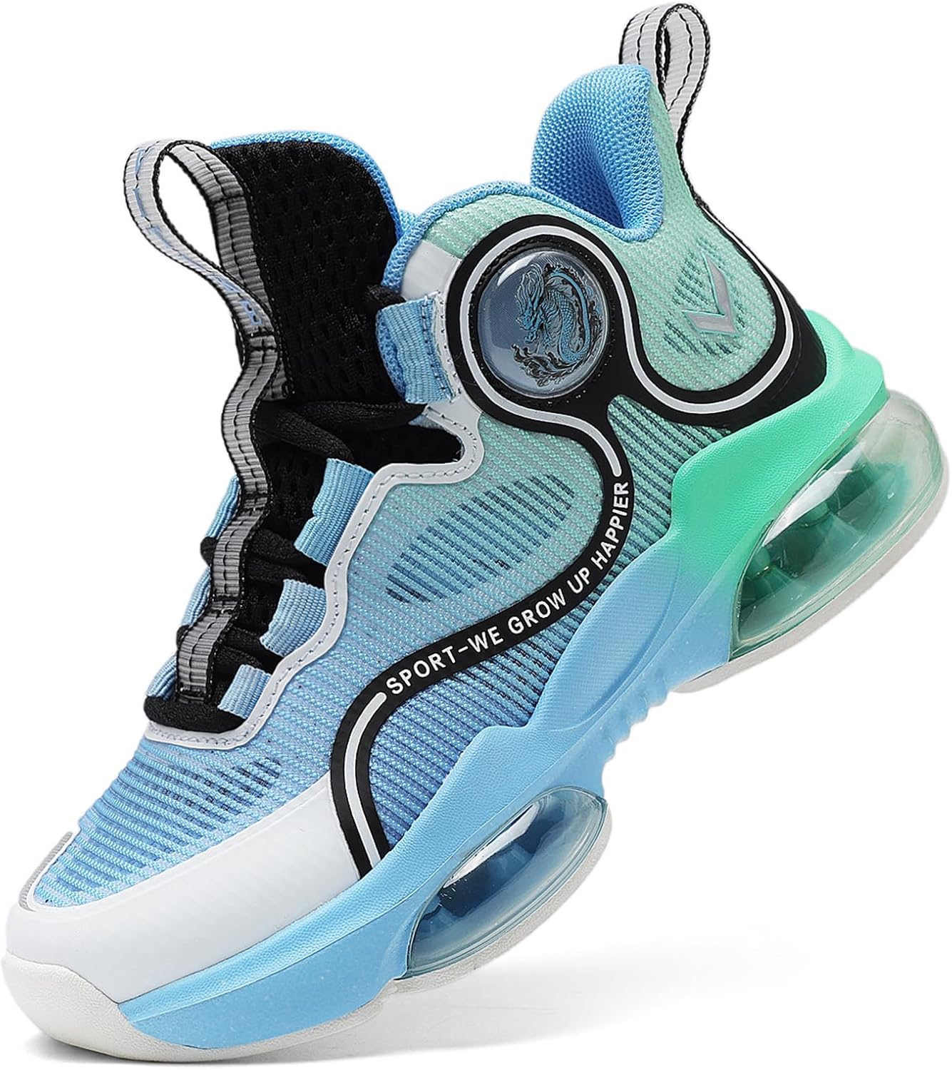 VITUOFLY Kids Basketball Shoes with Air Cushion for Comfort