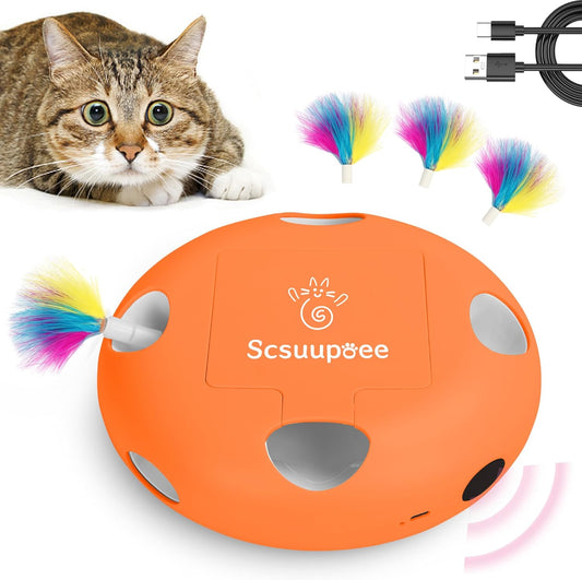 Interactive Cat Toy with Smart Sensor for Endless Fun