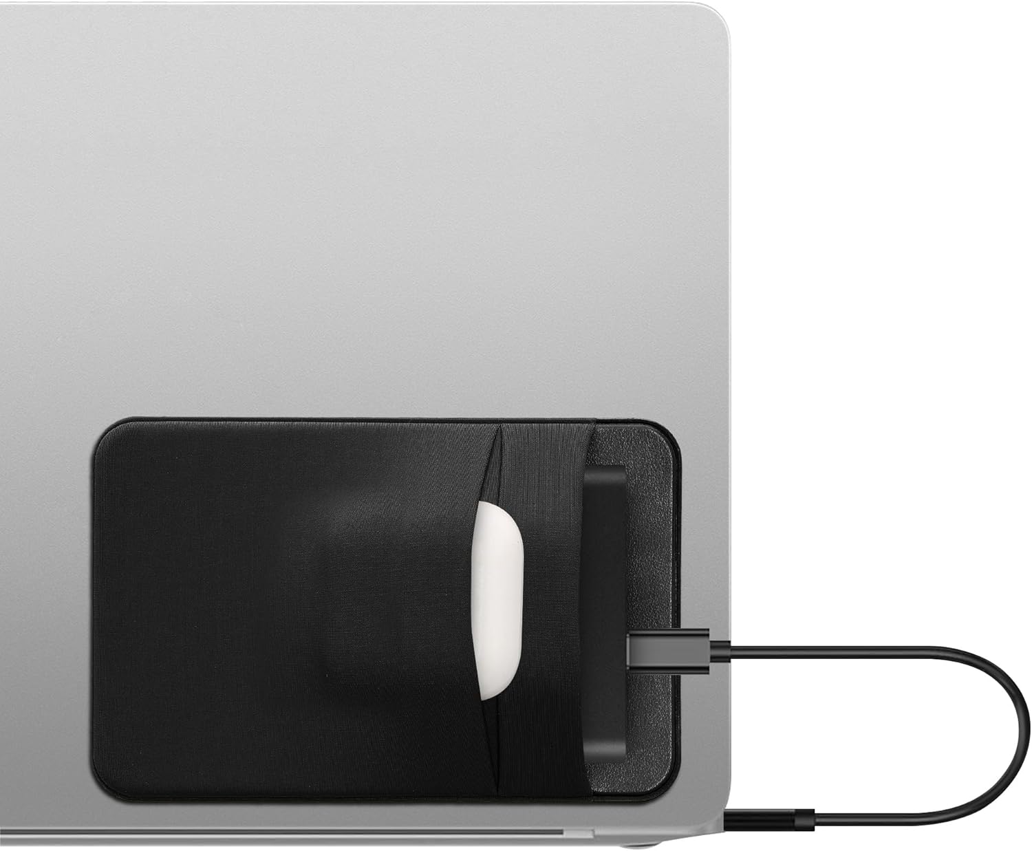 Stretchy SSD Holder for Portable Drives - Black Matte