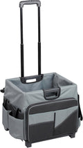 Black Universal Rolling Cart with Canvas Organizer Bag - Mobile