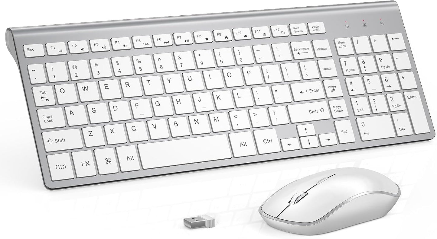 JOYACCESS Wireless Keyboard Mouse: Quiet, Durable Clicks