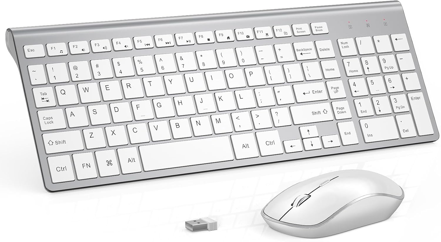 JOYACCESS Wireless Keyboard Mouse: Quiet, Durable Clicks