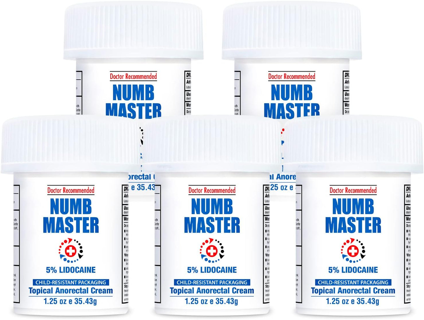 Clinical Resolution Numb Master 5% Lidocaine Cream for Pain Relief