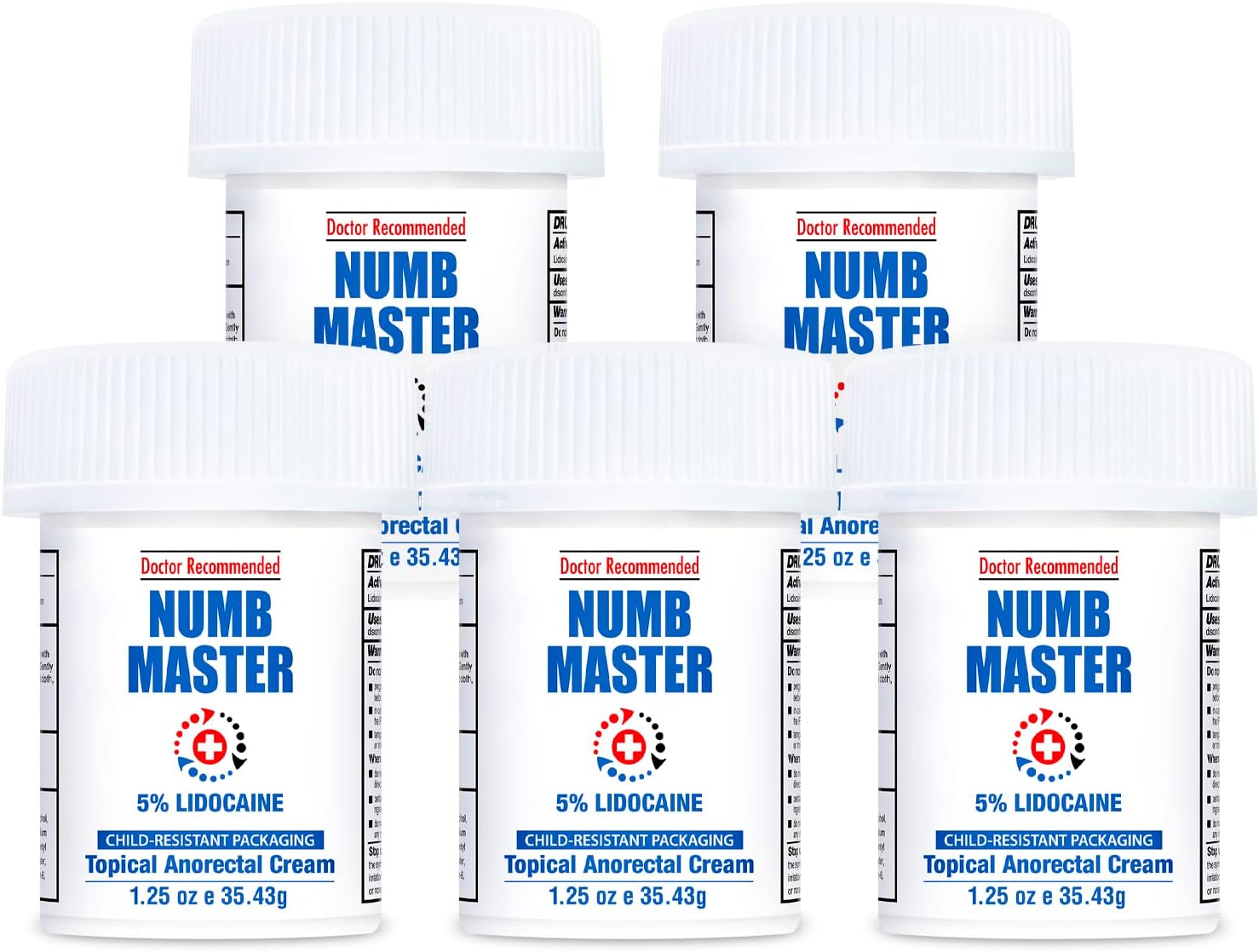 Clinical Resolution Numb Master 5% Lidocaine Cream for Pain Relief