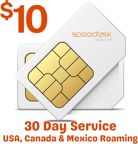 Stay Connected Anywhere - $10 GPS SIM Card - SpeedTalk Mobile
