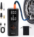 Tire Inflator Portable Air Compressor 160 PSI - Fast Cordless Pump
