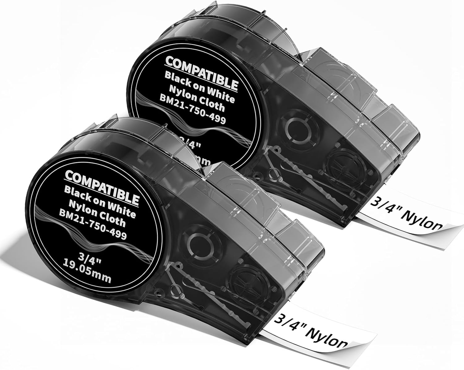 High Adhesion 3/4 Inch Nylon Cloth Label Tape for M210 M211