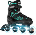 Inline Skates for Girls and Boys Ages 5-8 8-12 - Adjustable Light-Up