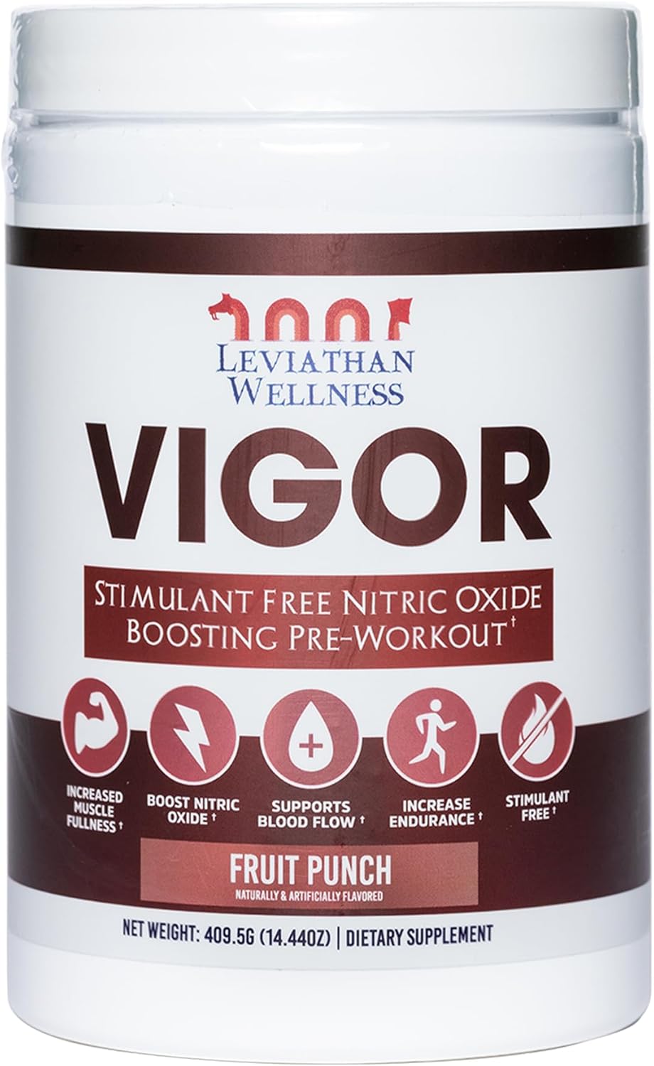 Vigor Stimulant-Free Nitric Oxide Pre-Workout Powder Review