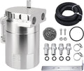 300ml Oil Catch Can Silver - Universal Baffled PCV Separator