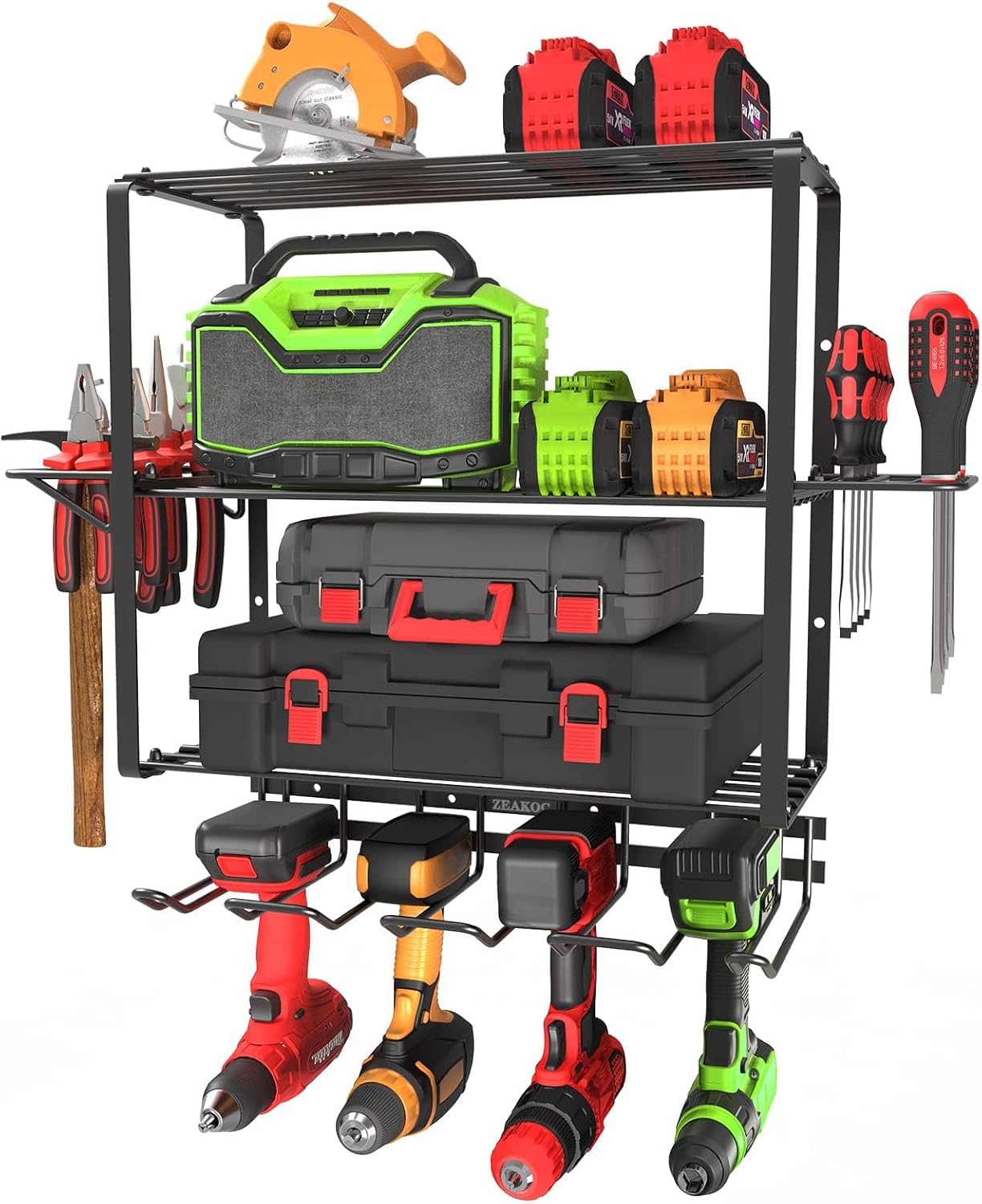 Efficient Power Tool Storage with ZEAKOC Organizer