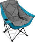 Folding Camping Chair Oversized Portable Lawn Chair - Padded Comfort