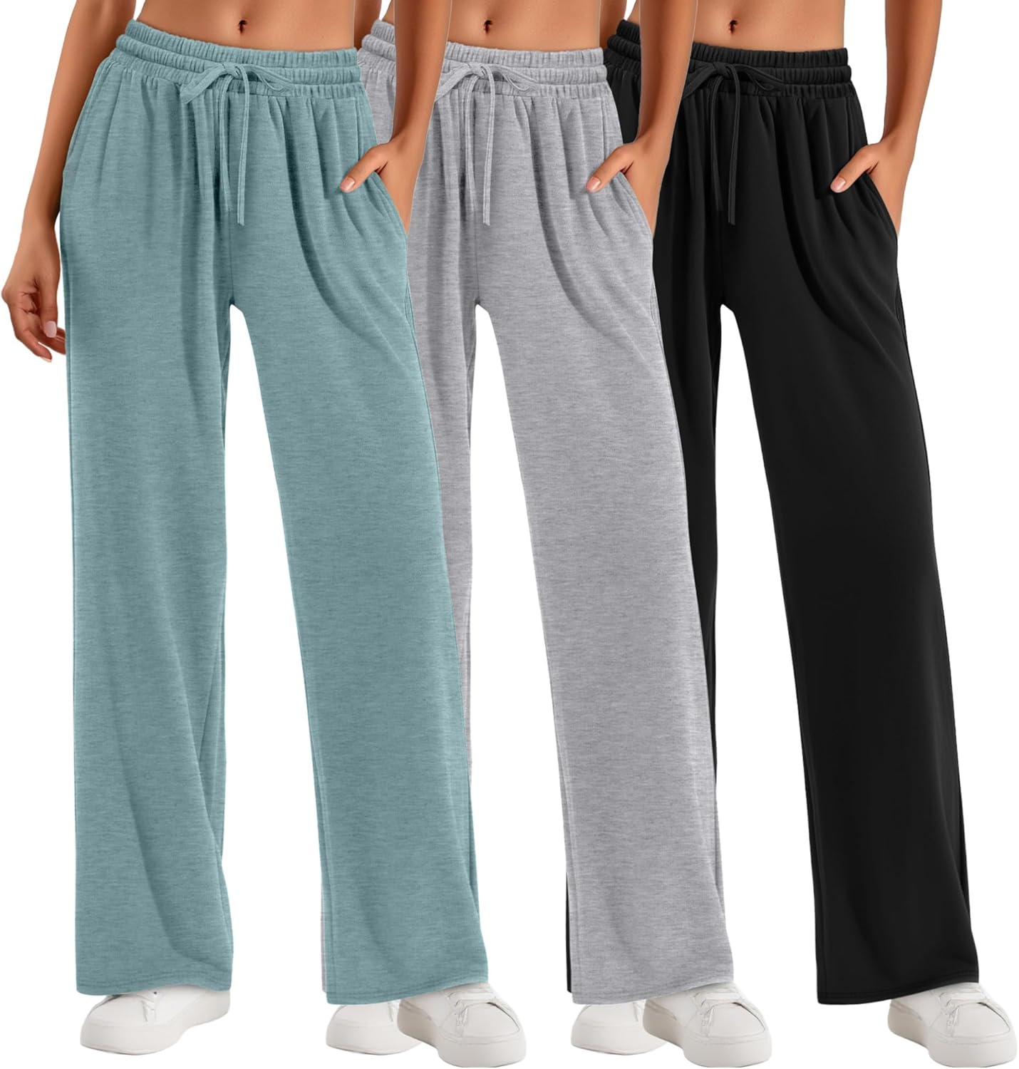 Neer Women's Baggy Sweatpants with Pockets for Cozy Comfort