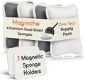 3-in-1 Dishwashing Cleaning Kit - Magnetic Sink Sponge System