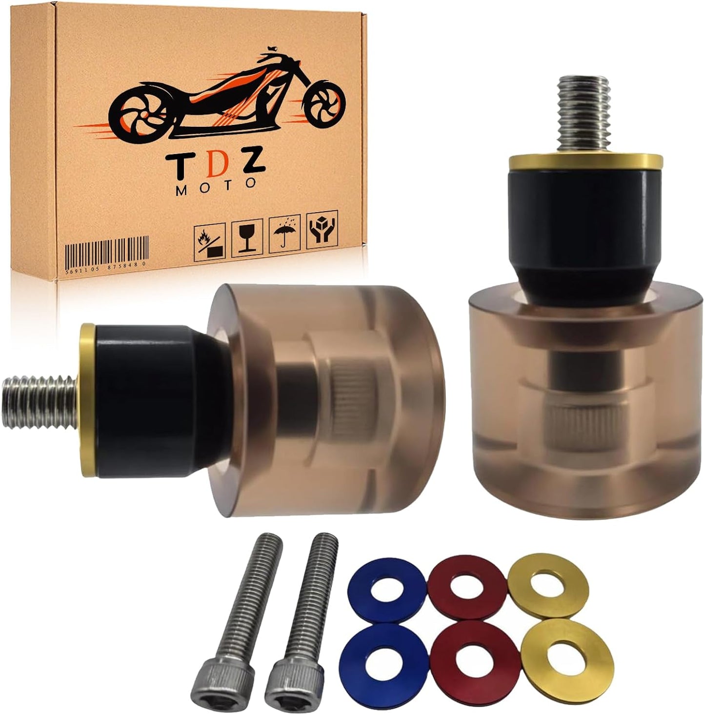 TDZ Motorcycle Decorative Wheel for 1-1/4in Engine Guards