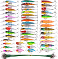 Fishing Lures Kit Mixed Minnow Popper Crank Baits - Versatile Set