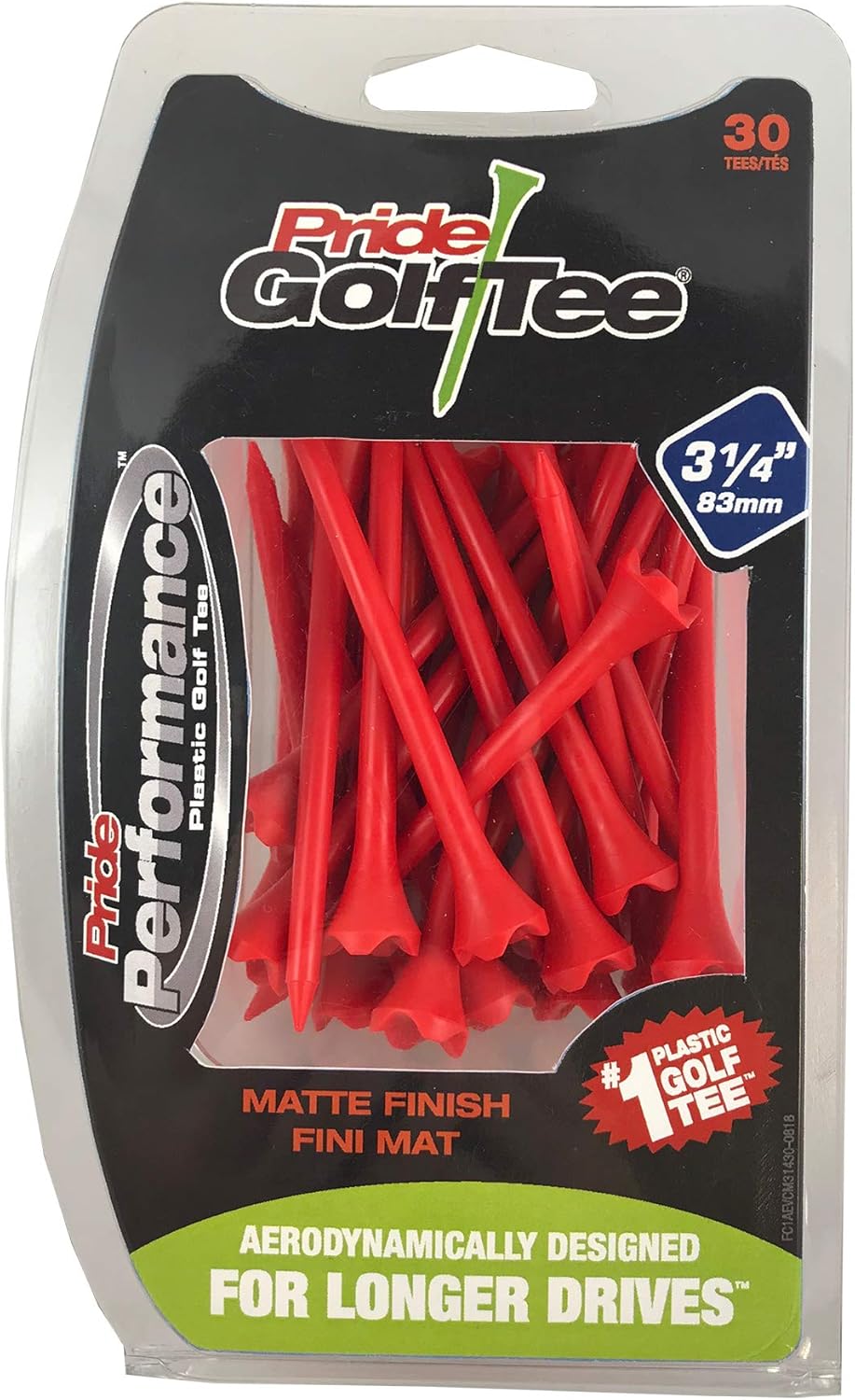 30-Count Pride Golf Tees - Superior Performance