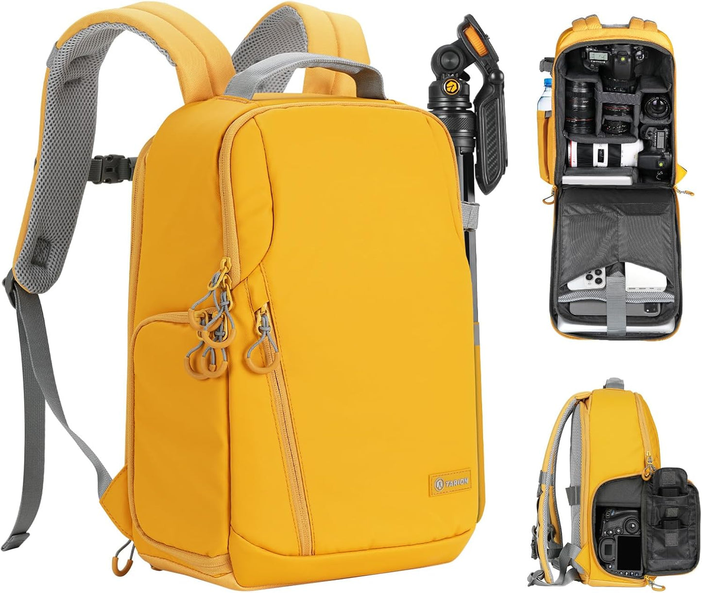TARION Waterproof Camera Backpack with Laptop Compartment