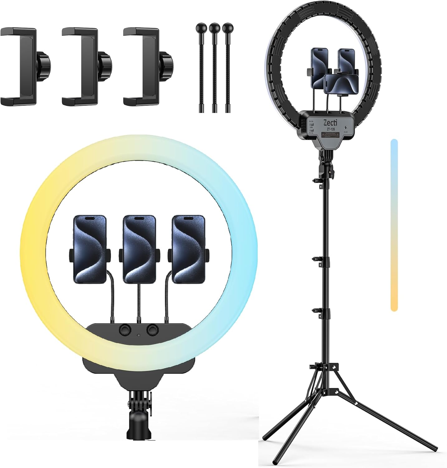 18 Ring Light Kit with Adjustable Stand for Perfect Lighting