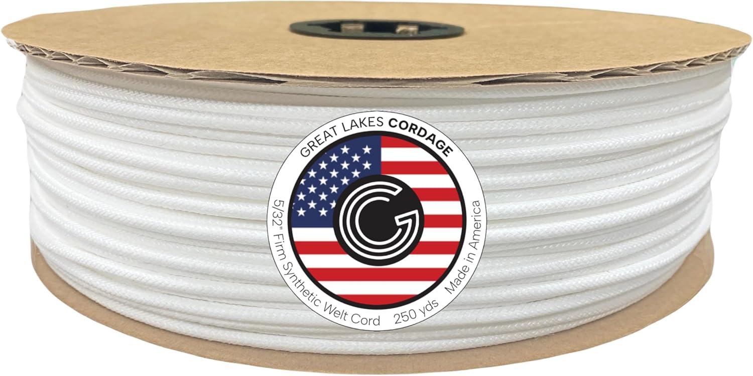 5/32 Firm Synthetic Upholstery Welt Cord for Perfect Finishes