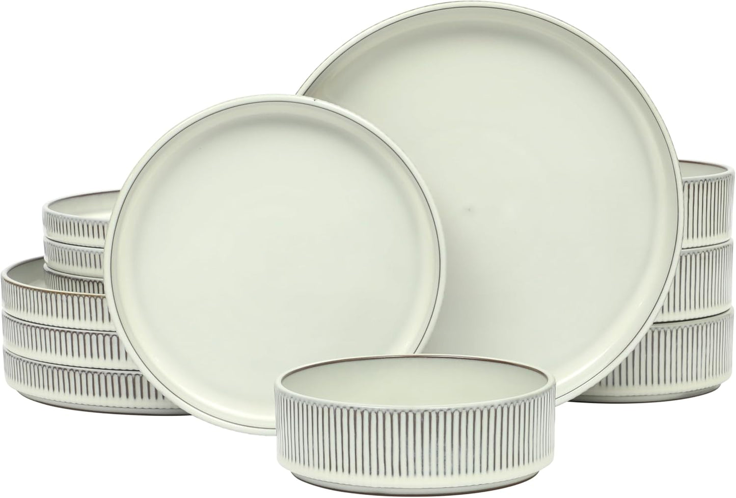 Gibson Elite Townscape 12 Piece Dinnerware Set for Four People