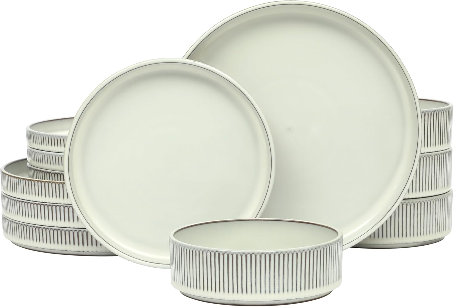 Gibson Elite Townscape 12 Piece Dinnerware Set for Four People