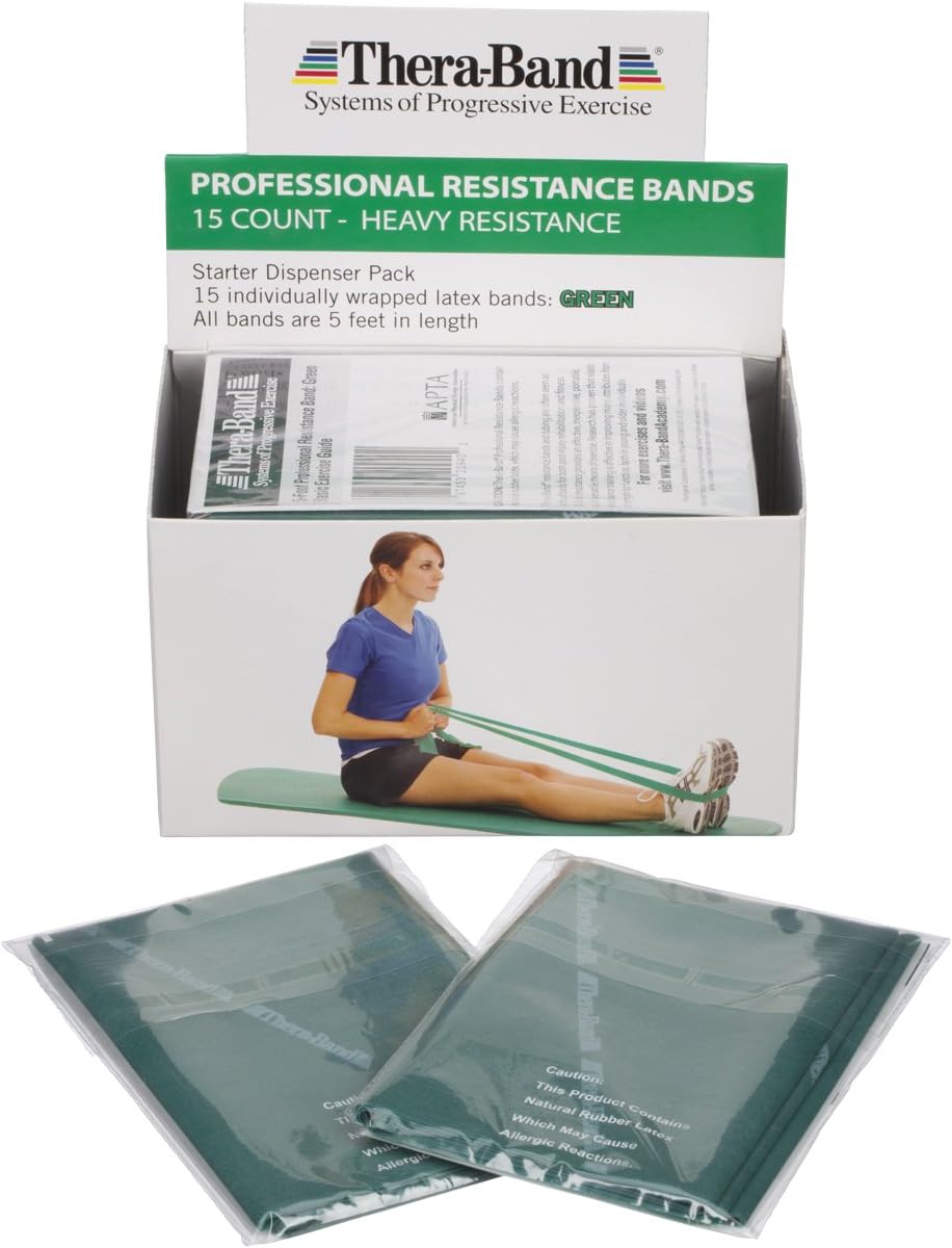 THERABAND Resistance Bands for Effective Home Workouts & Rehab