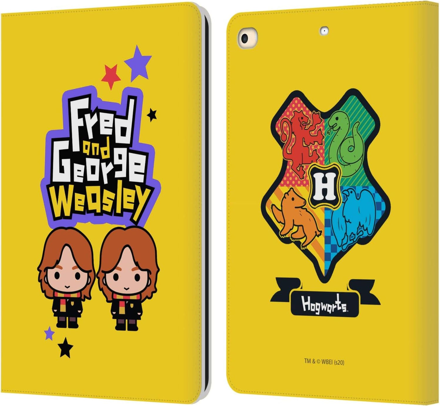 Harry Potter Fred & George Weasley Leather Wallet Case for iPad