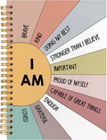Positive Affirmations Notebook Journal - Durable Hardcover Spiral