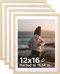 KINLINK 12x16 Picture Frame Set of 4 for Art Display