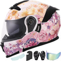 Full Face Flip Up Motorcycle Helmet Model 912 - Unisex Adult Modular
