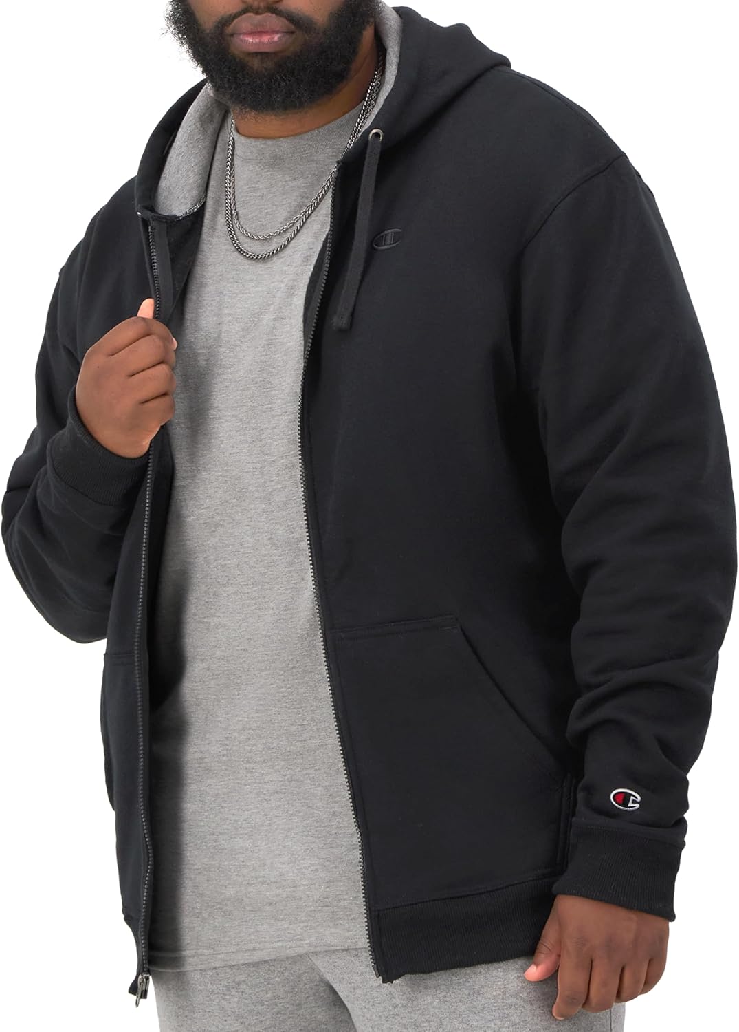 Champion Men's Zip-up Hoodie for Comfort and Style
