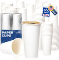 Fit Meal Prep 500 Pack 20 oz Disposable Paper Coffee Cups - Durable
