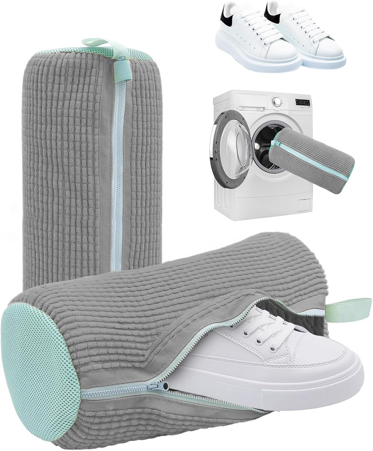 Pomeney Shoe Washing Bag - Protects Shoes & Washing Machine