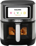 Air Fryer VIVID TOUCH 5 Quart Capacity - High-Resolution Touchscreen