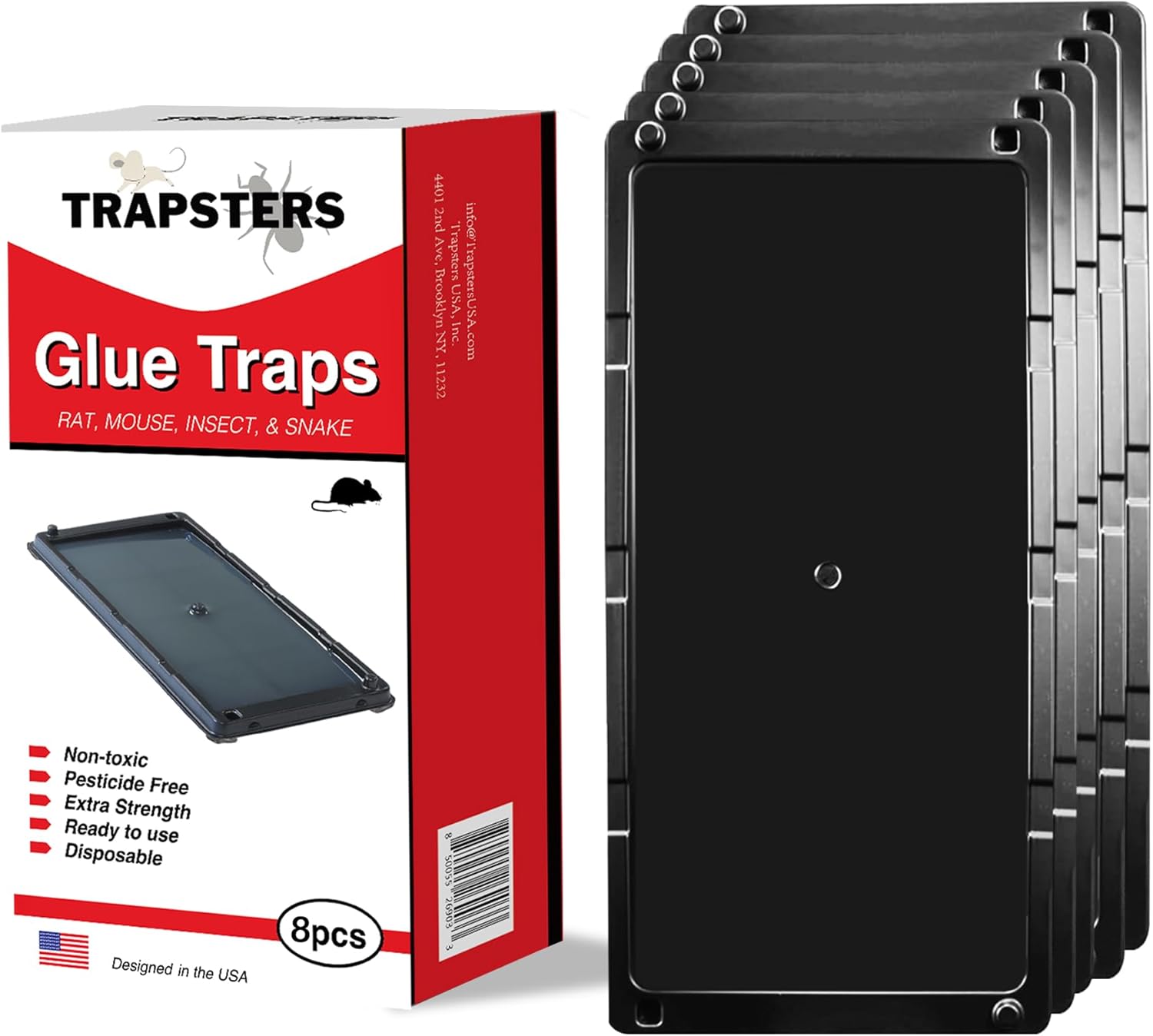 Peanut Scented Non-Toxic Mouse Traps - TRAPSTERS