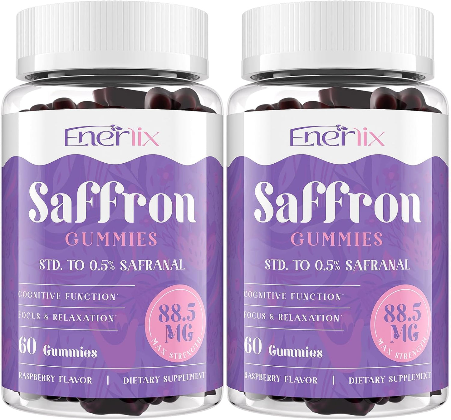 Max Strength Saffron Gummies for Mood and Focus Support