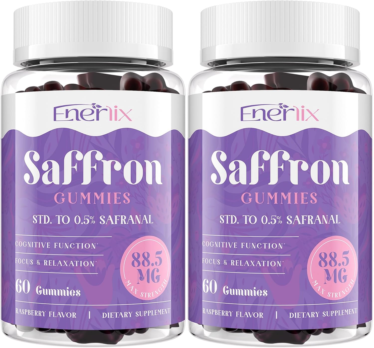 Max Strength Saffron Gummies for Mood and Focus Support